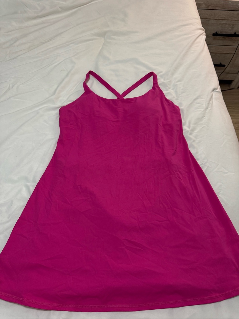 HALARA Hot Pink Athletic dress with Shorts